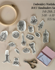 Embroidred Clothing Workshop at BOLT Handmakers Society