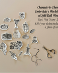 Sip & Stitch at Split Rail Winery: Up-Cycle your Wardrobe with Embroidery