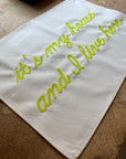 Custom Cursive Phrase Banner