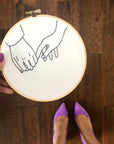 Feels Like Love - Embroidery Hoop Pattern