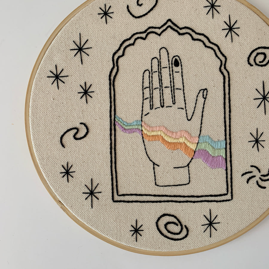 Ray of Light - Embroidery Hoop Pattern