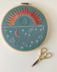 The Sun and The Stars - Embroidery Hoop Pattern