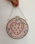 Star Heart - Embroidery Hoop Pattern