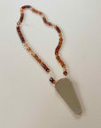 Resin Scissor Necklace Holder - Brown Tortoise