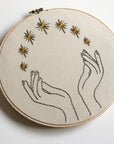 Halo of Stars - Embroidery Hoop Pattern