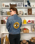 Evil Eye with Star Burst - Embroidered Clothing Pattern