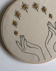 Halo of Stars - Embroidery Hoop Pattern