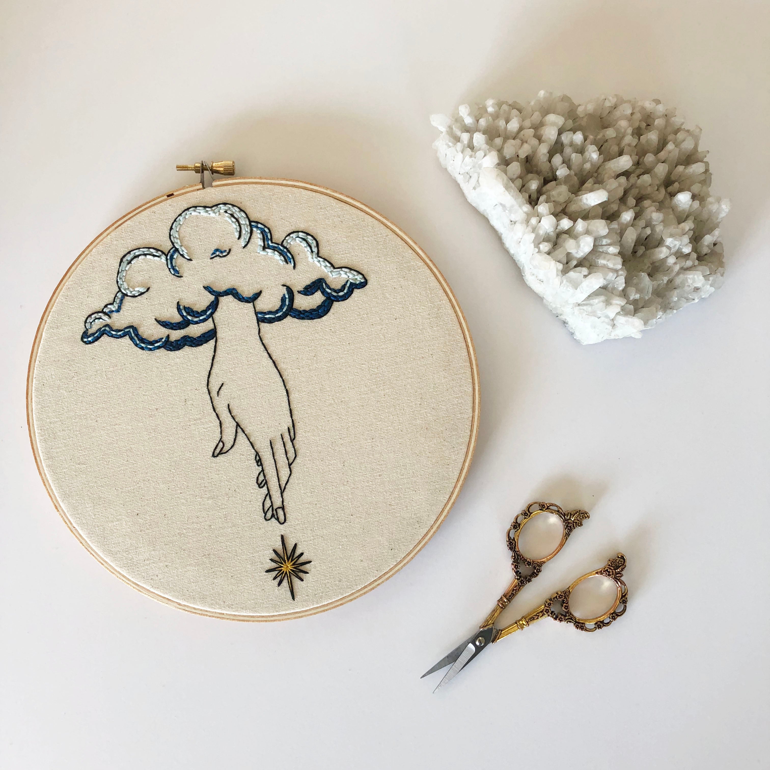 Celestial Embroidery Stick and Stitch Packs