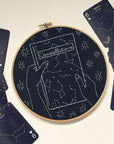 Constellations Book - Embroidery Hoop Pattern