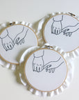 Feels Like Love - Embroidery Hoop Pattern