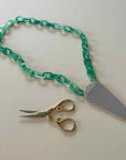 Resin Necklace Scissor Holder - Jade