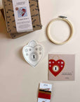 Embroidered Clothing Kit: Locked Heart