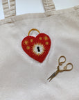 Locked Heart - Embroidered Clothing Pattern