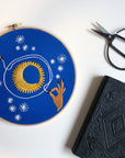The Sun and The Moon - Embroidery Hoop Pattern