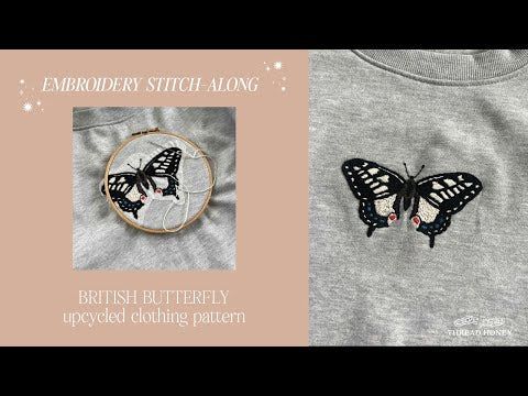 Folk Tattoo Collection - Stick & Stitch Embroidery Pattern