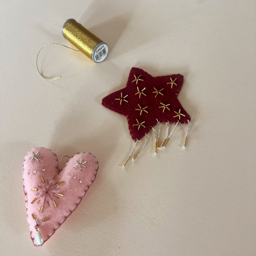 Embroidered Ornament Workshop at The Lost & Found