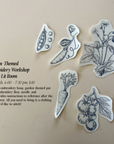 Garden Embroidery Workshop at The Lit Room