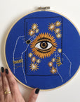 Evil Eye Constellation Book - Embroidery Hoop Pattern