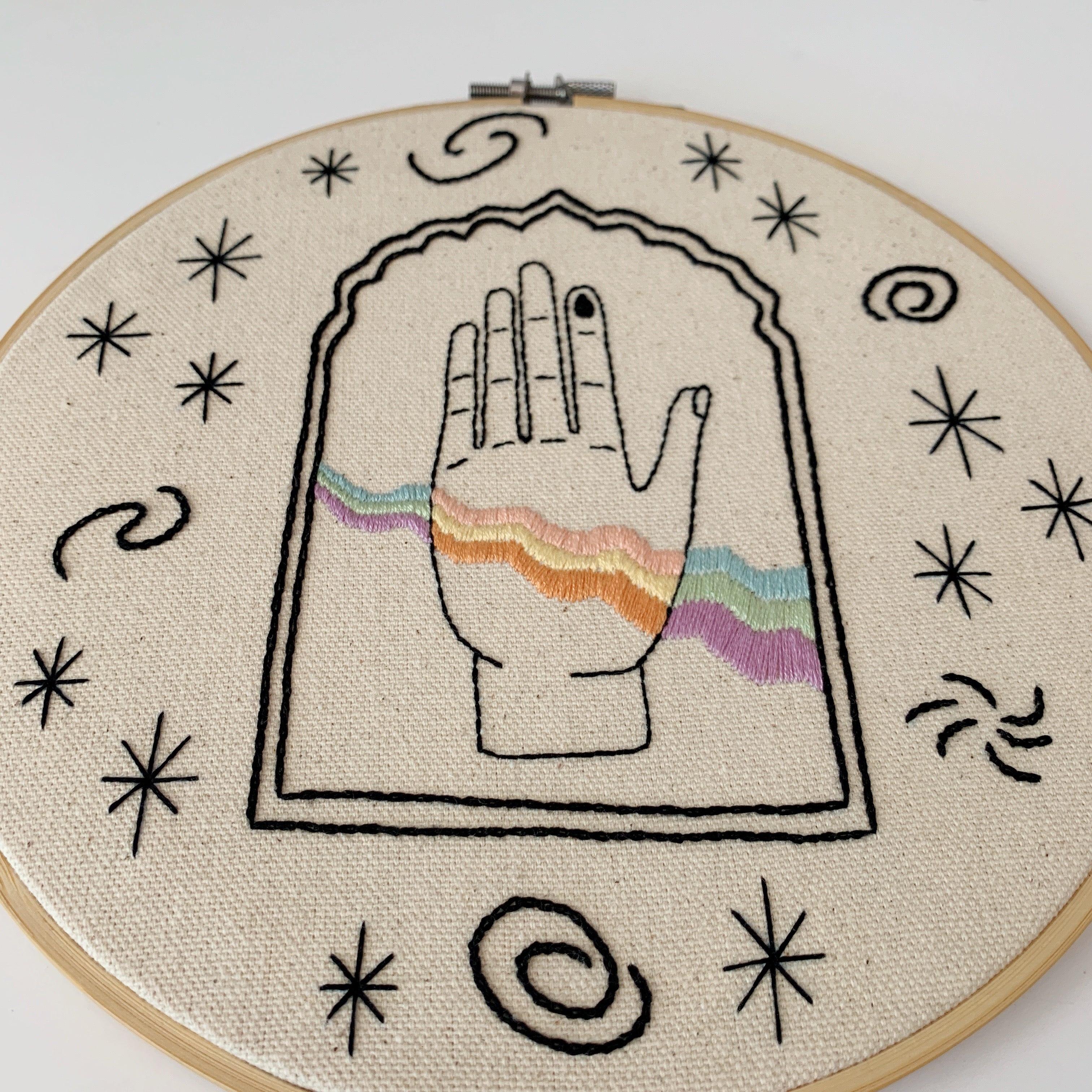Ray of Light - Embroidery Hoop Pattern – Thread Honey