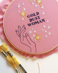 Gold Dust Woman Book - Embroidery Hoop Pattern