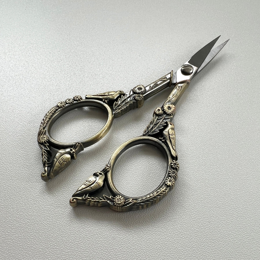 Bird & Flower Embroidery Scissors
