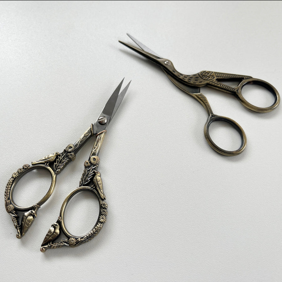 Bird & Flower Embroidery Scissors – Thread Honey