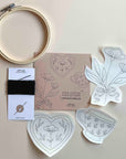 Embroidered Clothing Kit: Folk Tattoo Collection