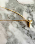 Gold Scissor Necklace