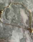 Gold Scissor Necklace