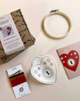 Embroidered Clothing Kit: Locked Heart