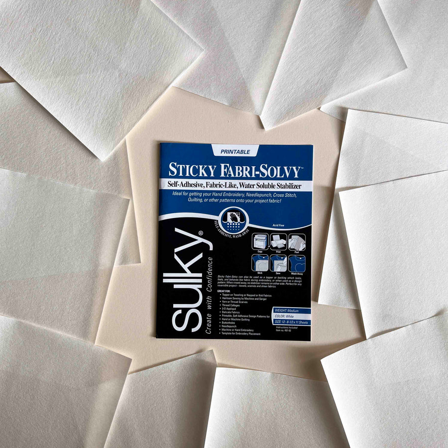 Sulky Sticky Fabri-Solvy Water Soluble Stabilizer